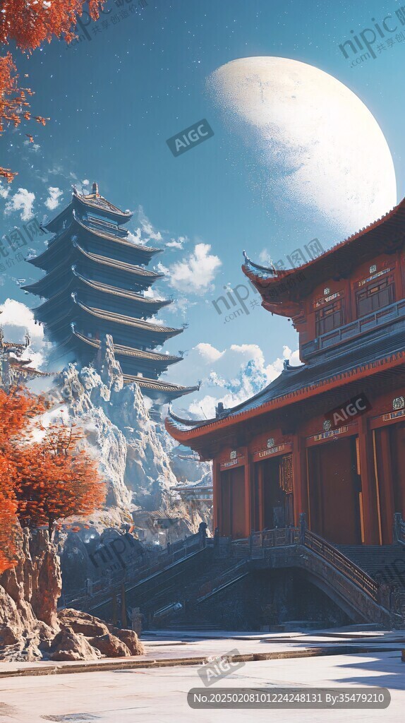 古风仙境天上宫阙