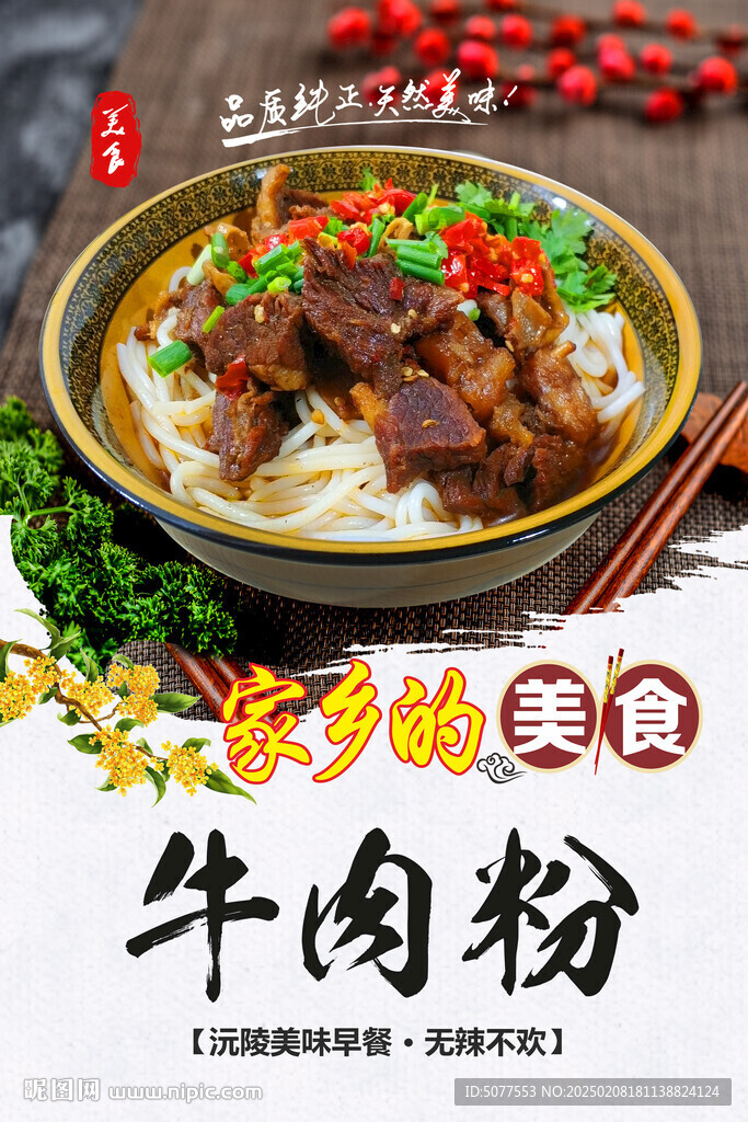 家乡的牛肉粉  南方早餐米粉