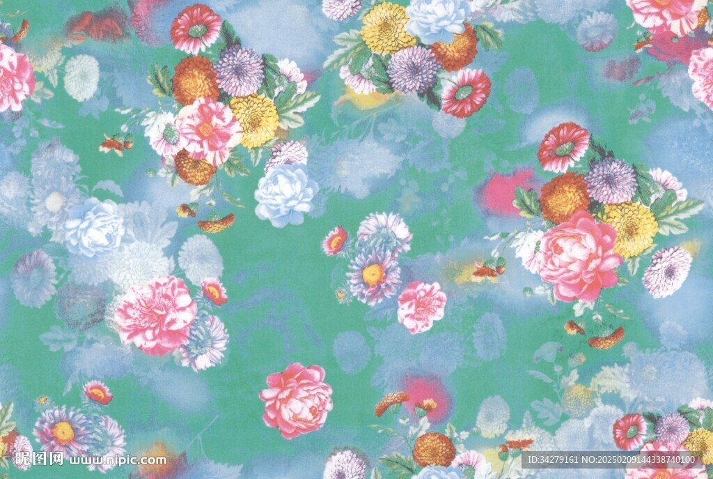 扎染碎花
