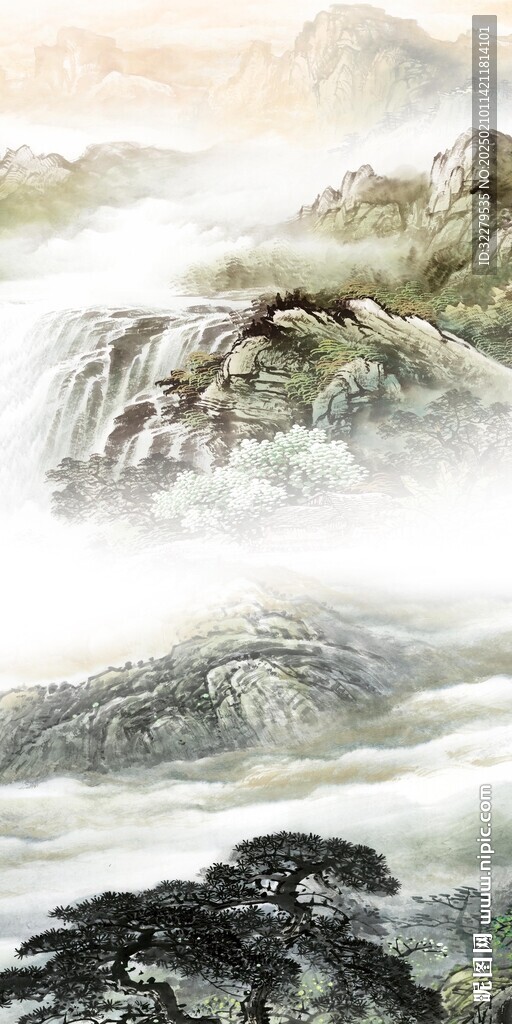 奢雅 高雅意境玄关 tif分层