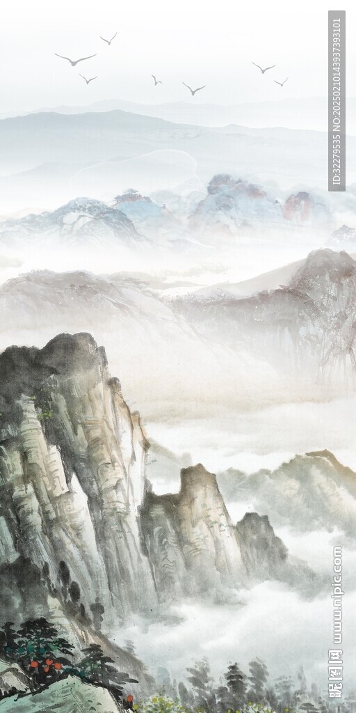 古风 大气高档玄关 tif分层