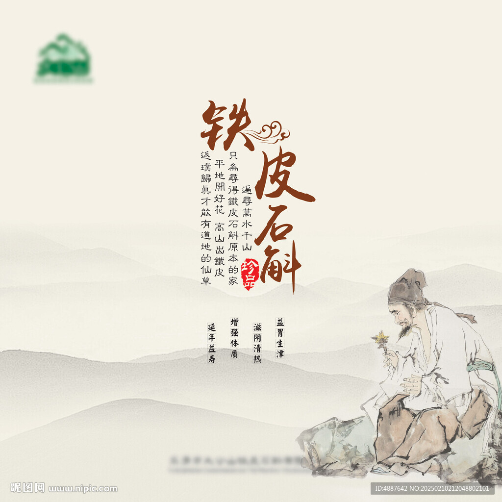 铁皮石斛包装盒礼盒手提袋设计