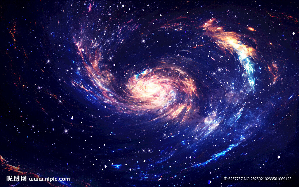 漩涡星空背景素材