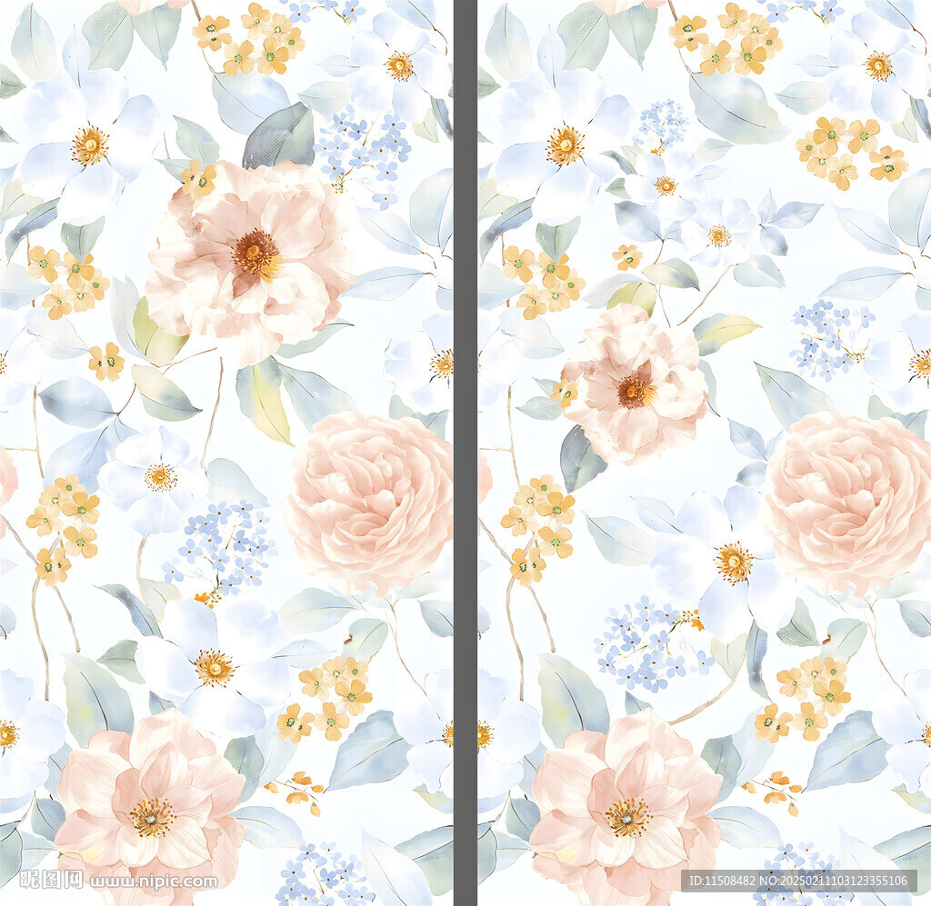 现代花朵