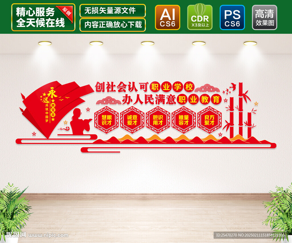 职业教育文化墙