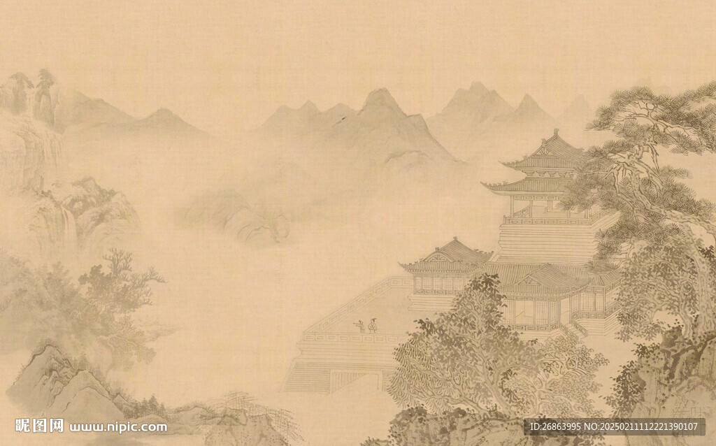 山水画 