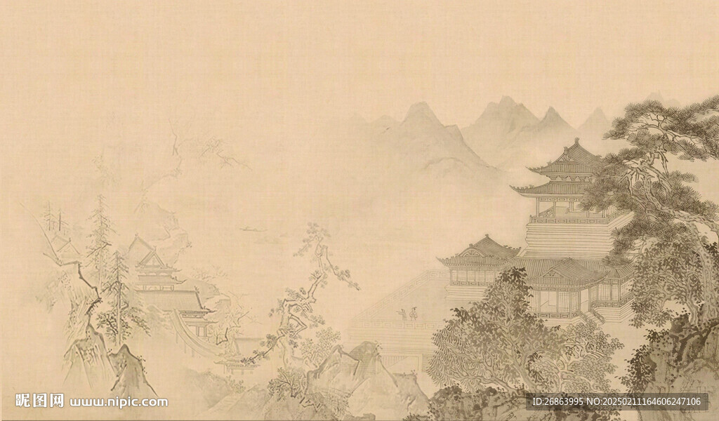 水墨画