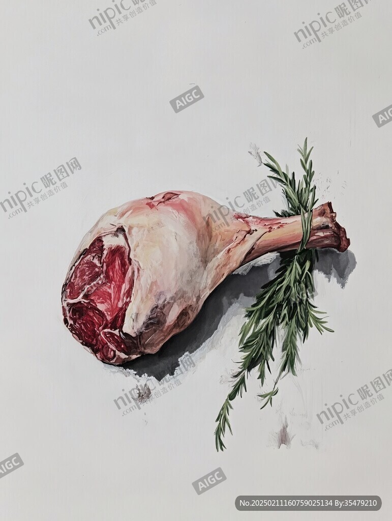 草原羊腿