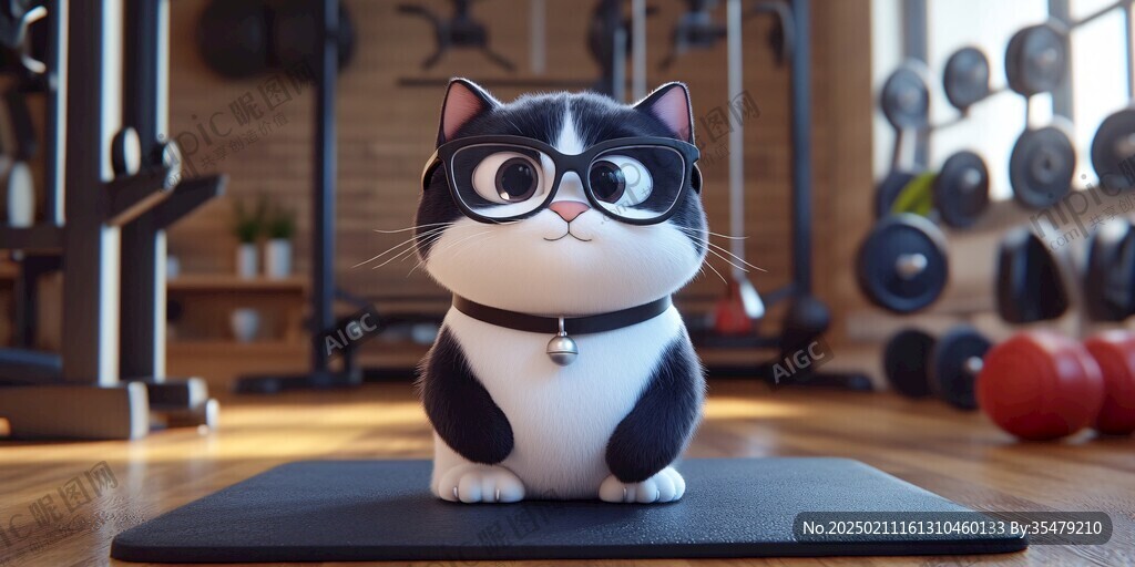 3d卡通猫咪