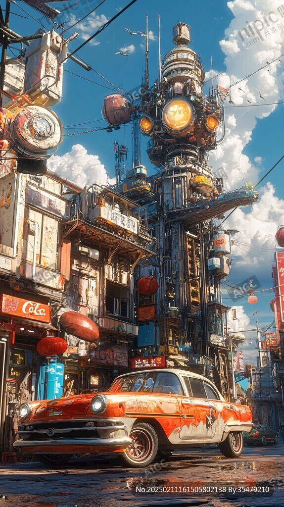 港风插画