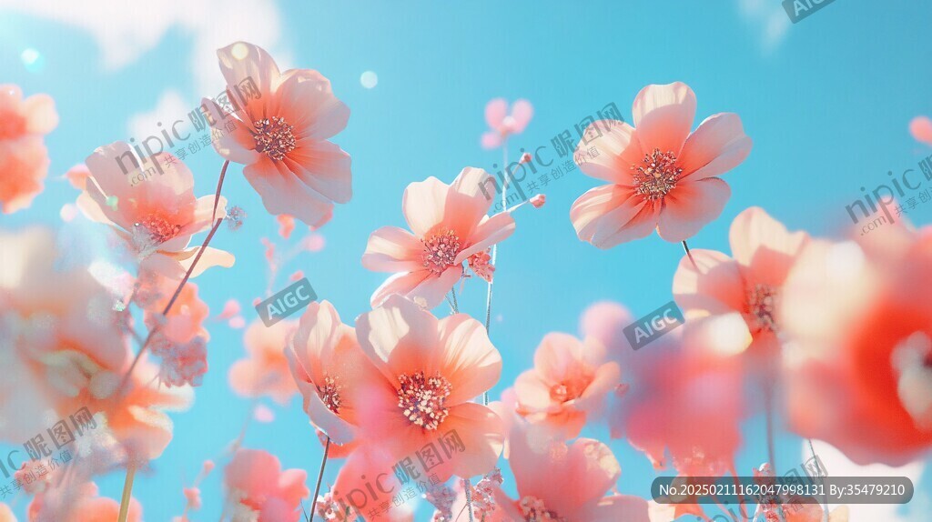 3d立体唯美花卉