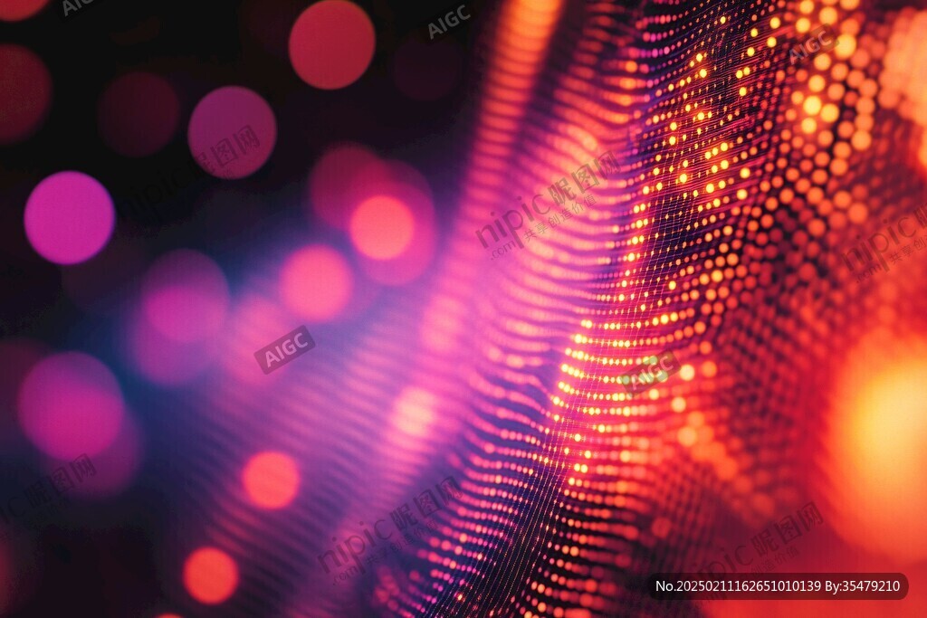 网点创意特效背景