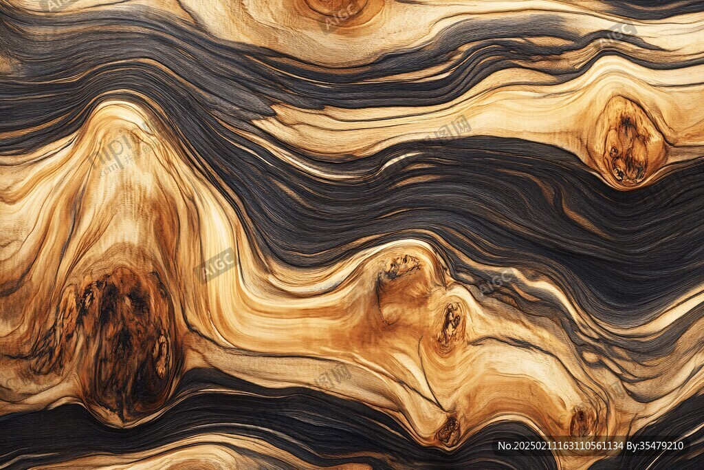 金色抽象流体纹理背景