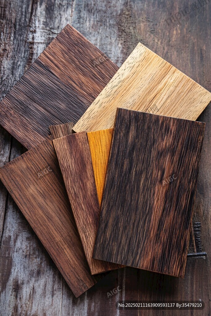 多种颜色木板木材