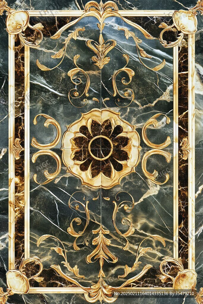 金属拼花素材
