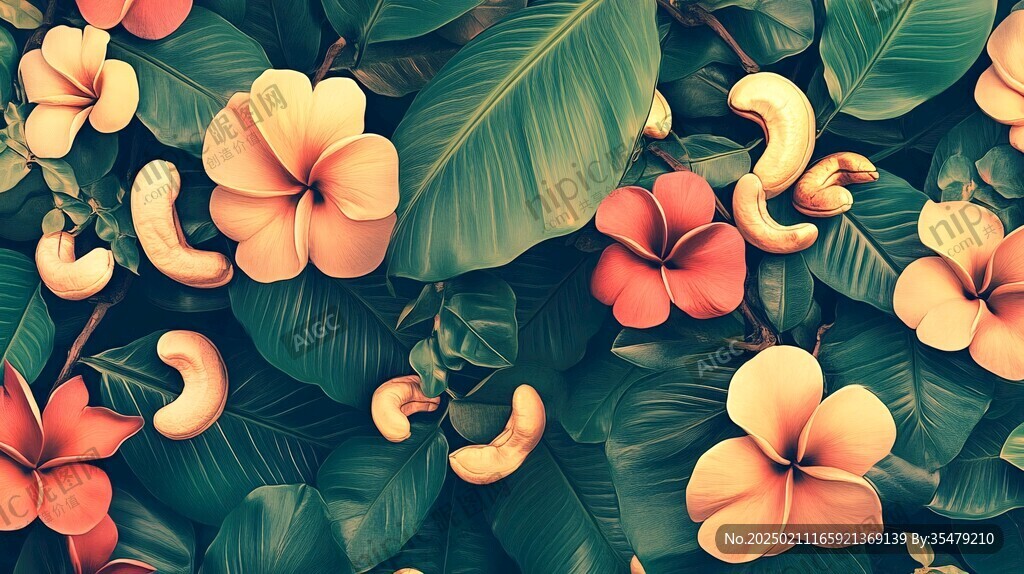 腰果花壁纸