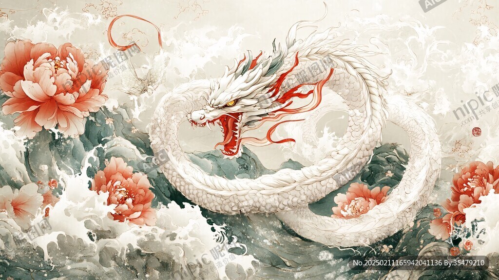 龙吐水壁纸