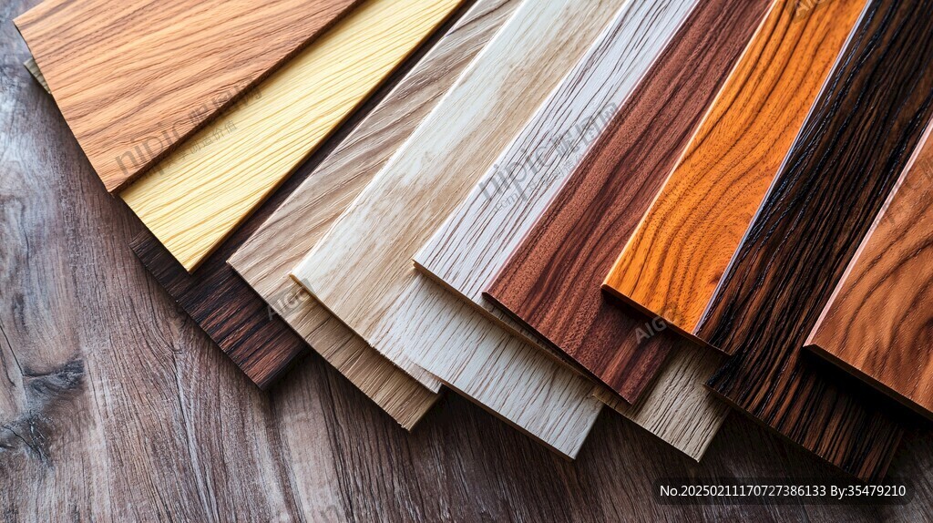 多种颜色木板木材