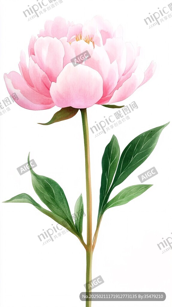 3d牡丹花卉