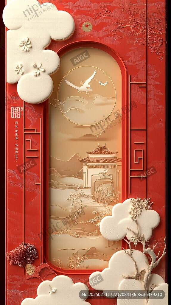 新中式纸雕