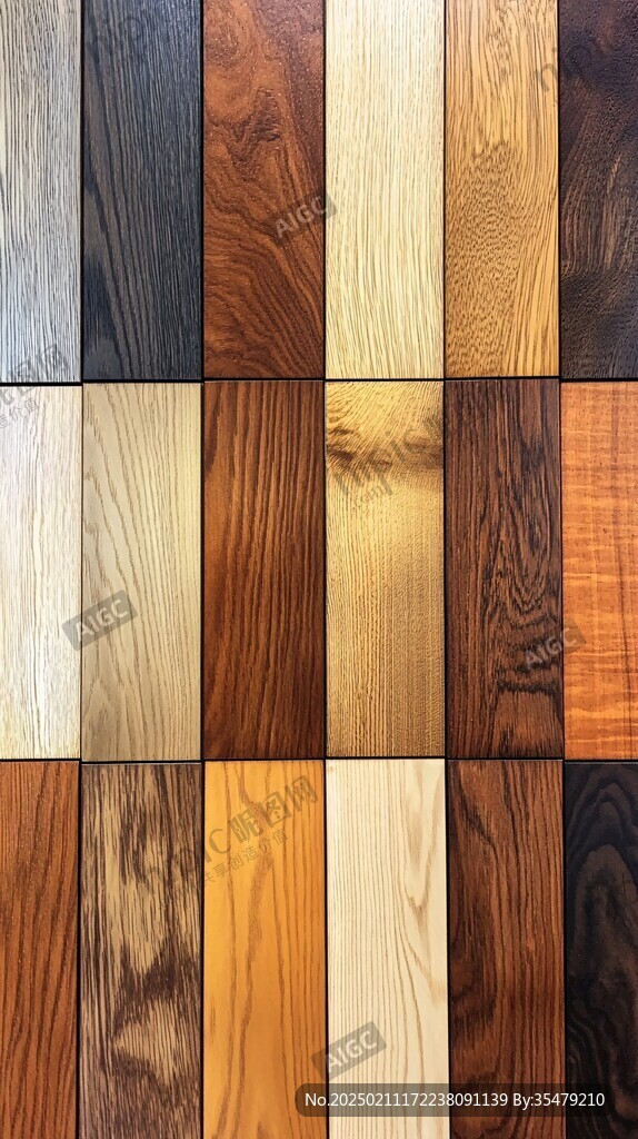 多种颜色木板木材