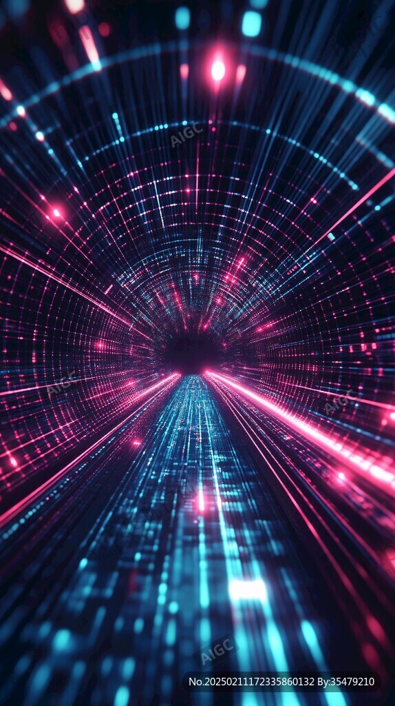 科技光线汇聚背景