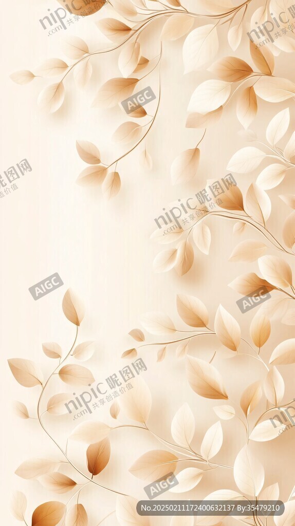 金色树叶背景