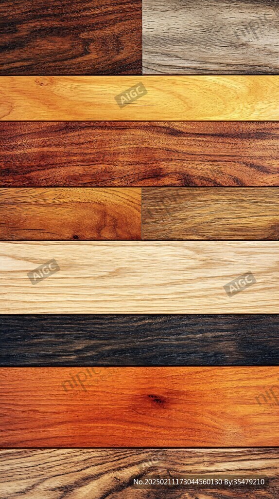 多种颜色木板木材