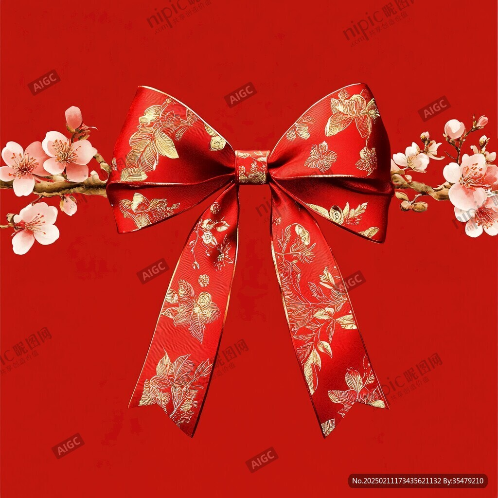金錾梅花丝带