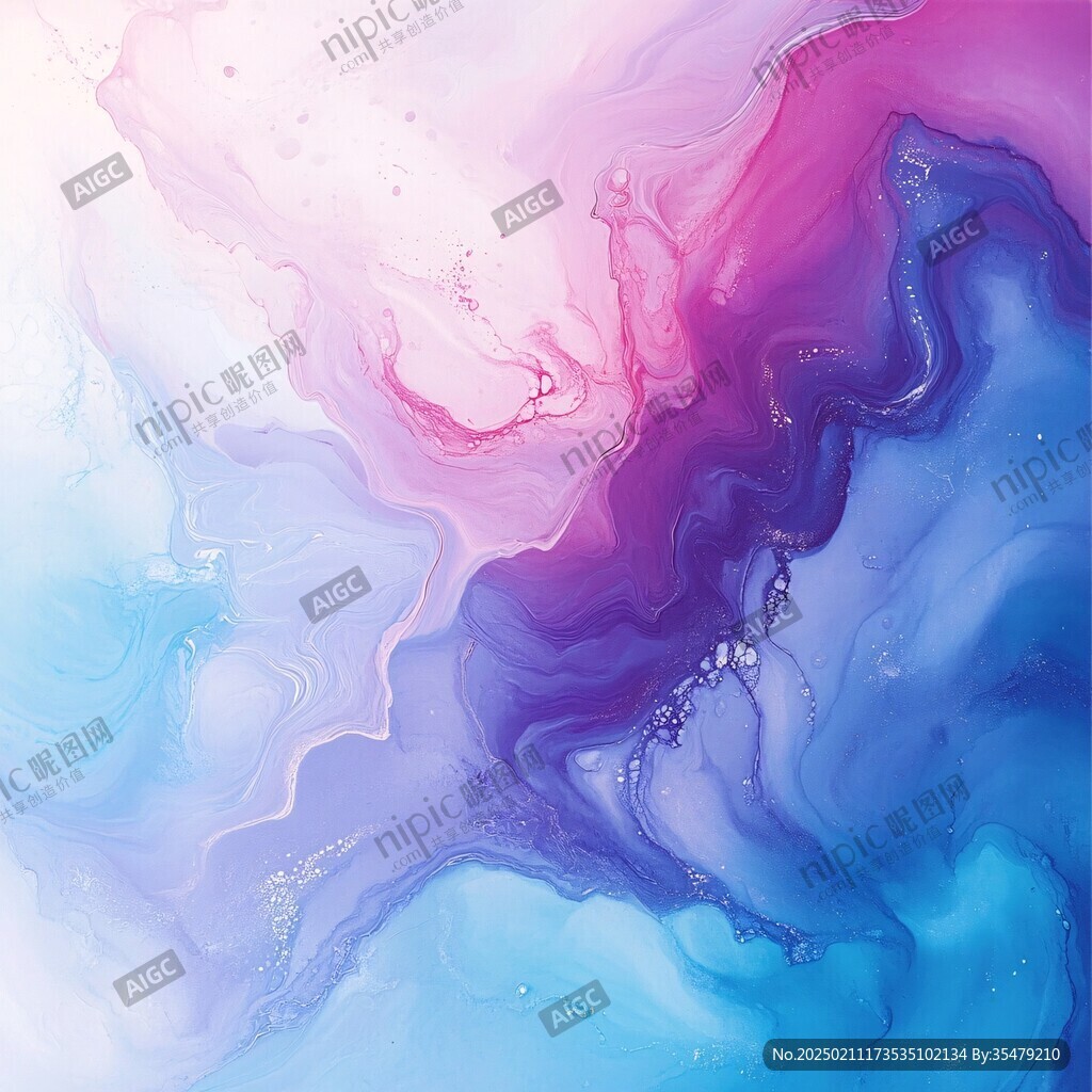 肌理彩色流体背景