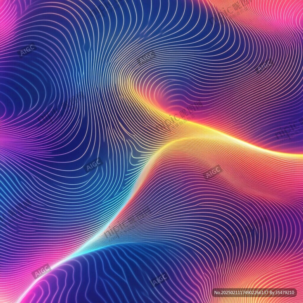 立体感酷炫渐变背景