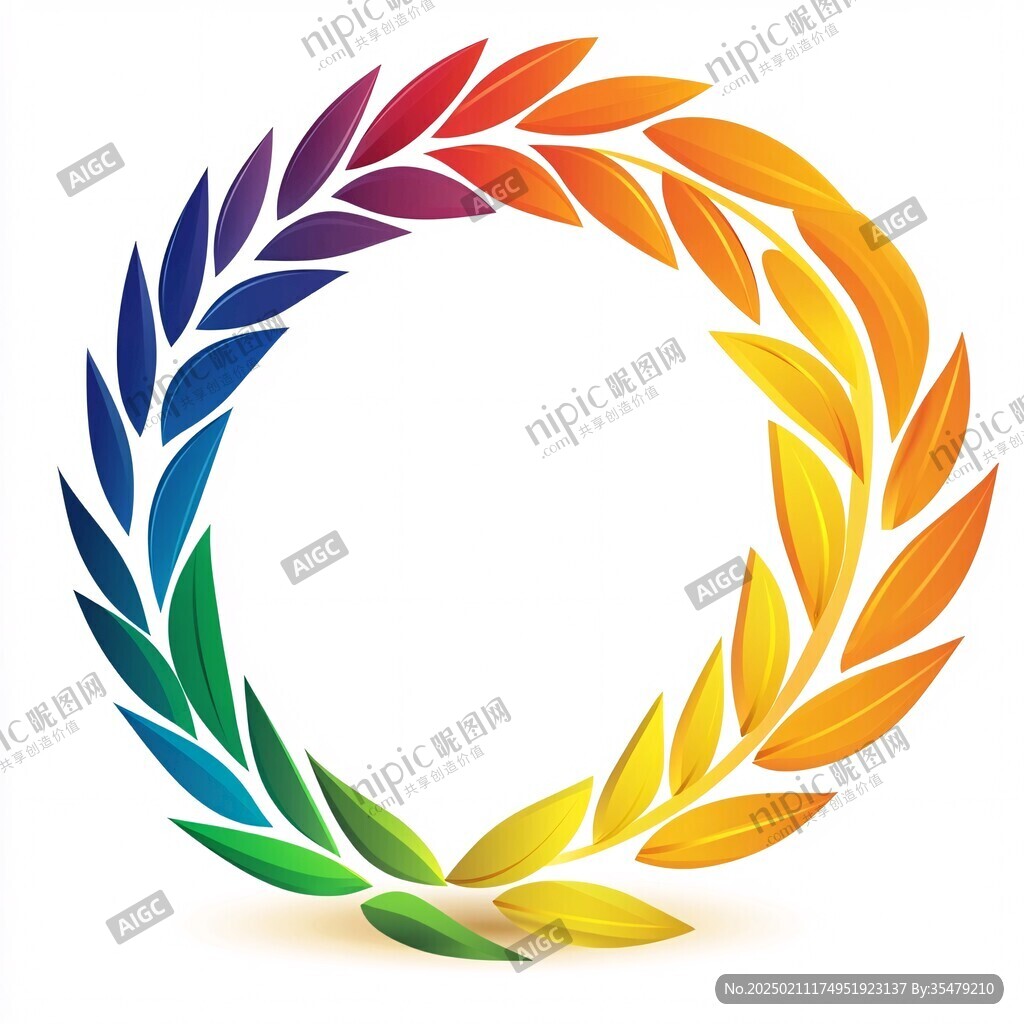 麦穗田野图标logo