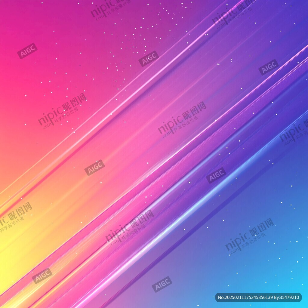 七彩绚丽渐变条纹