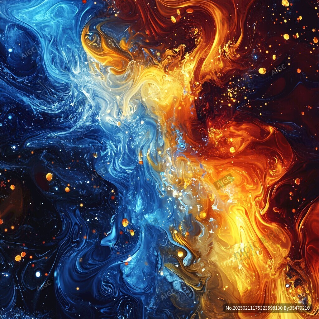 海洋流体画宇宙