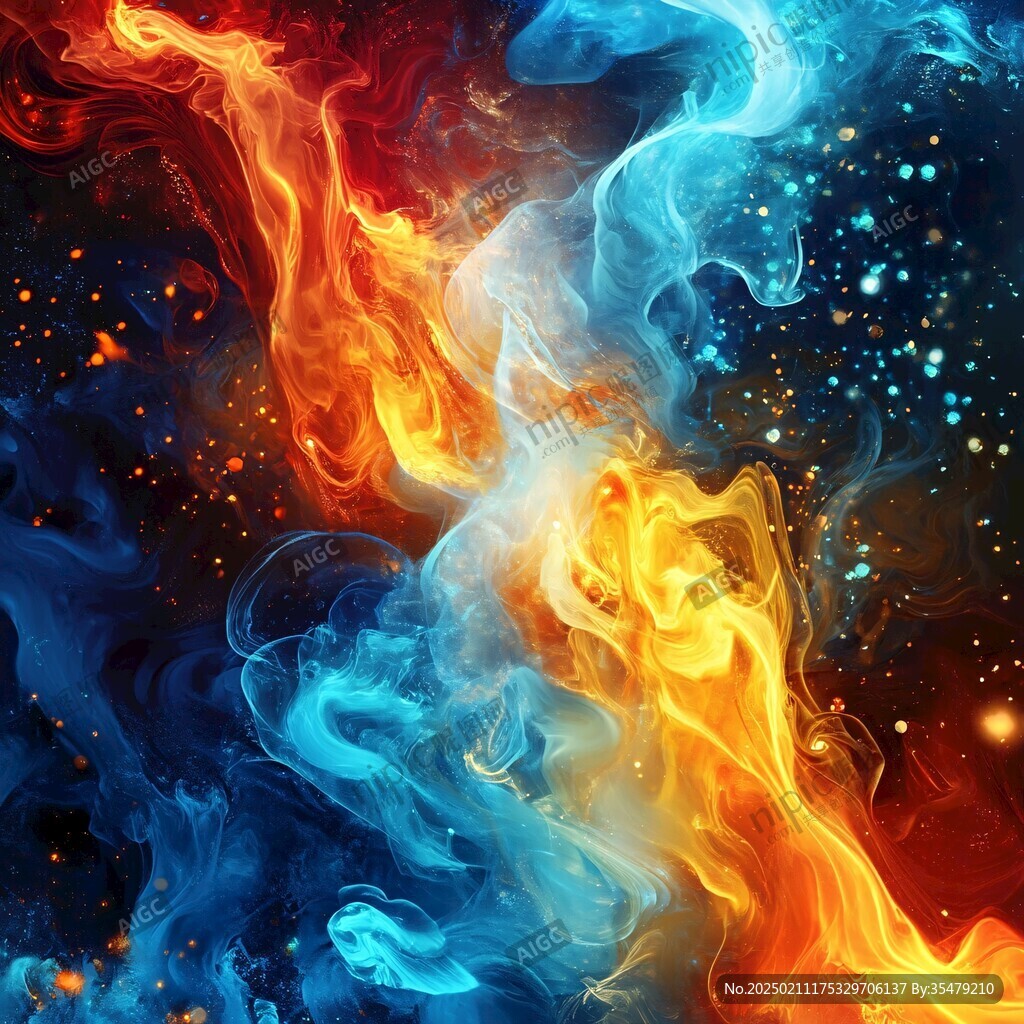 海洋流体画宇宙