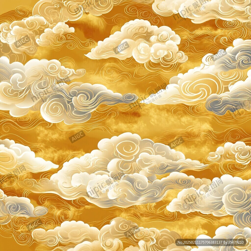 宋代云图高端云纹装饰