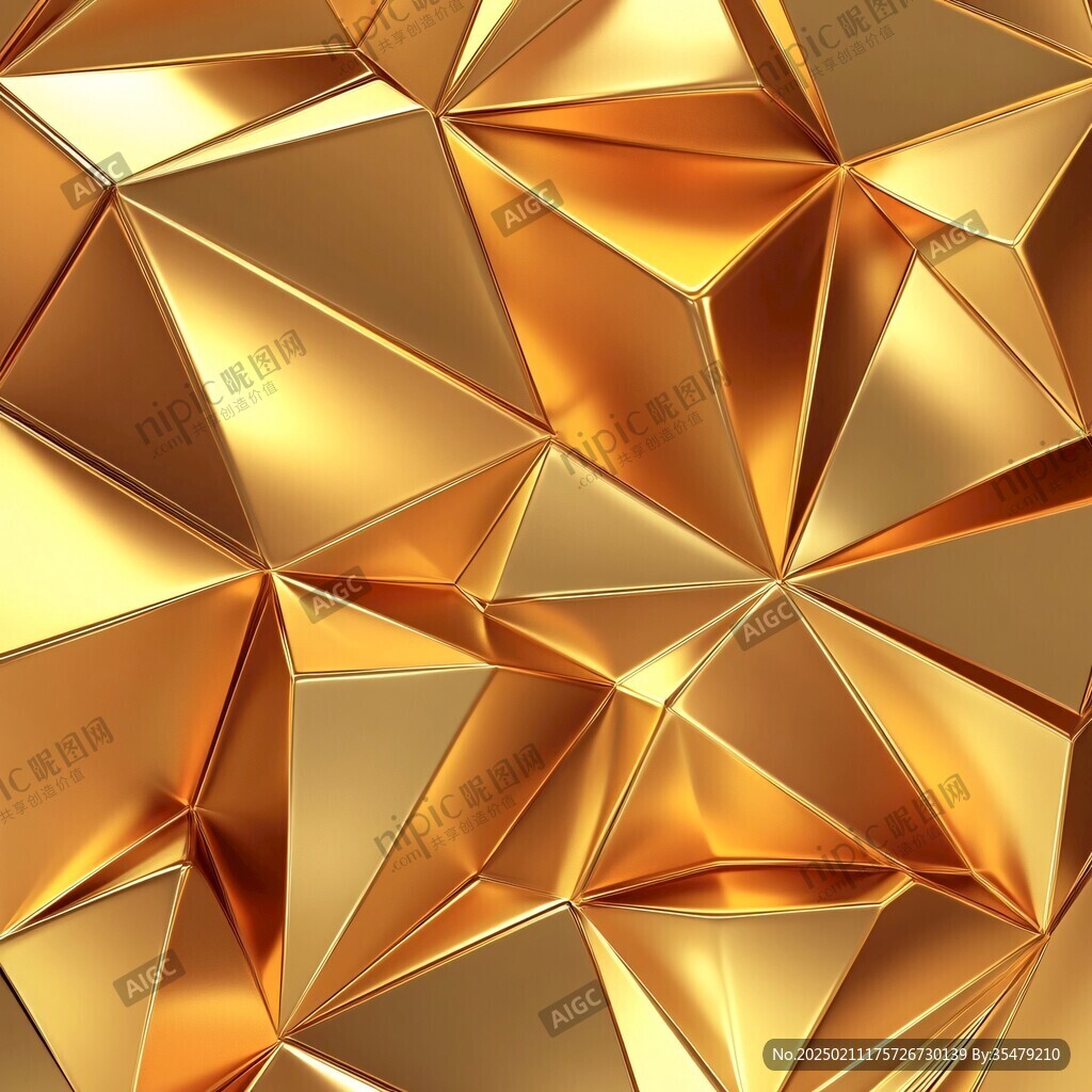 金色立体感背景