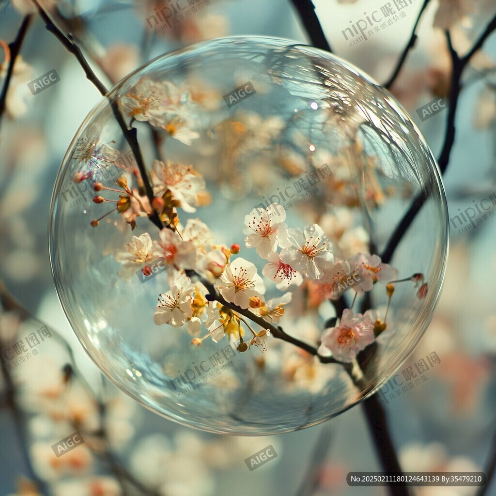 光影李花