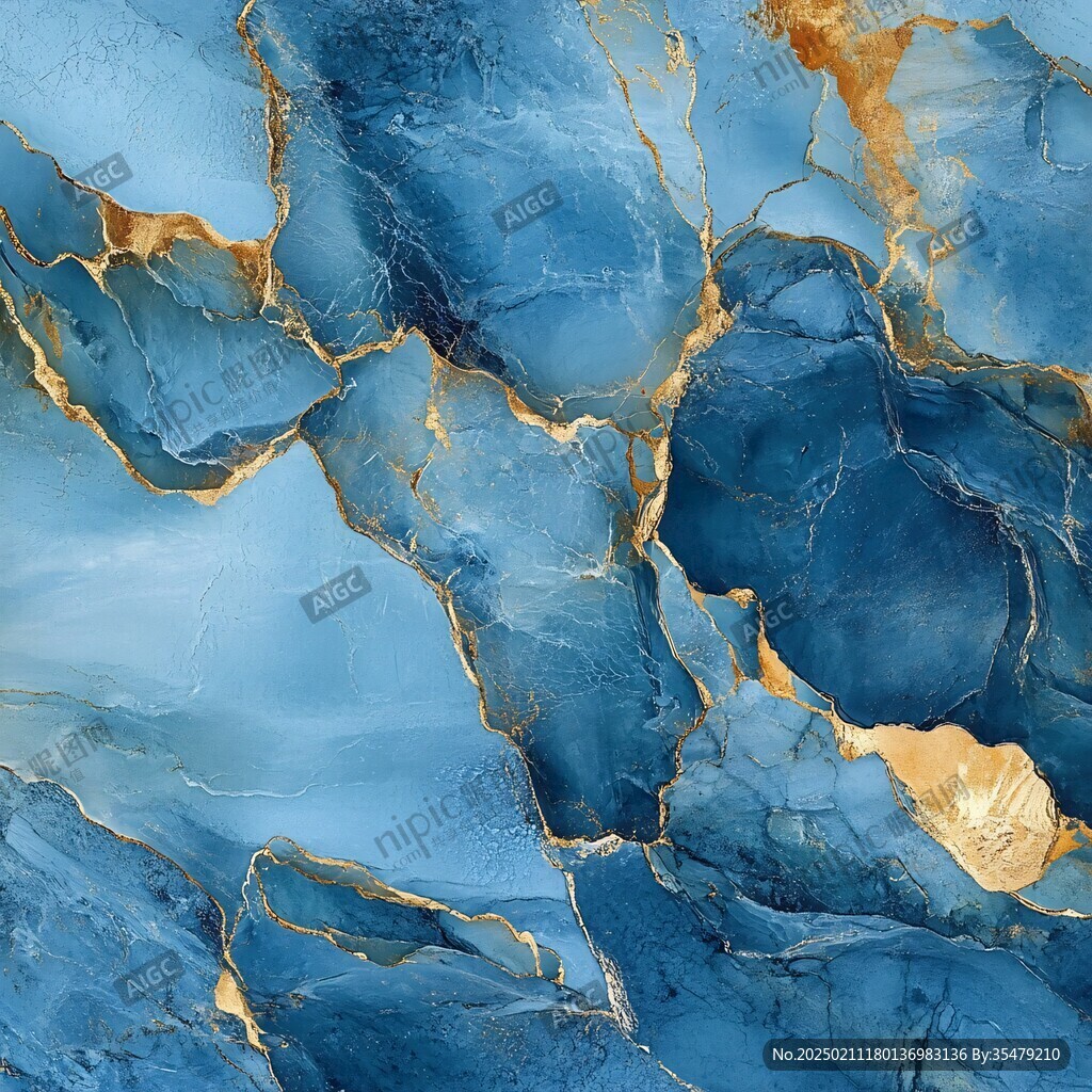蓝色玛瑙石艺术背景