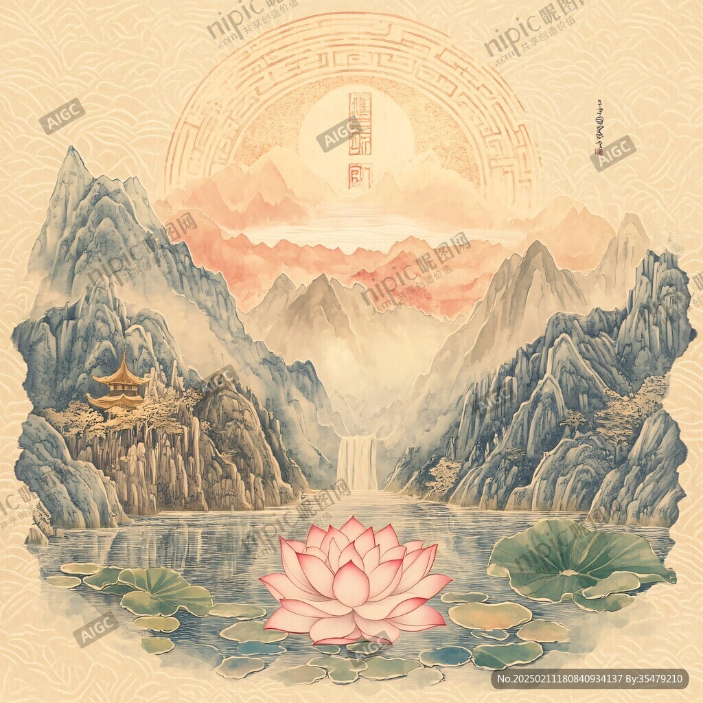 黄莲包装插画