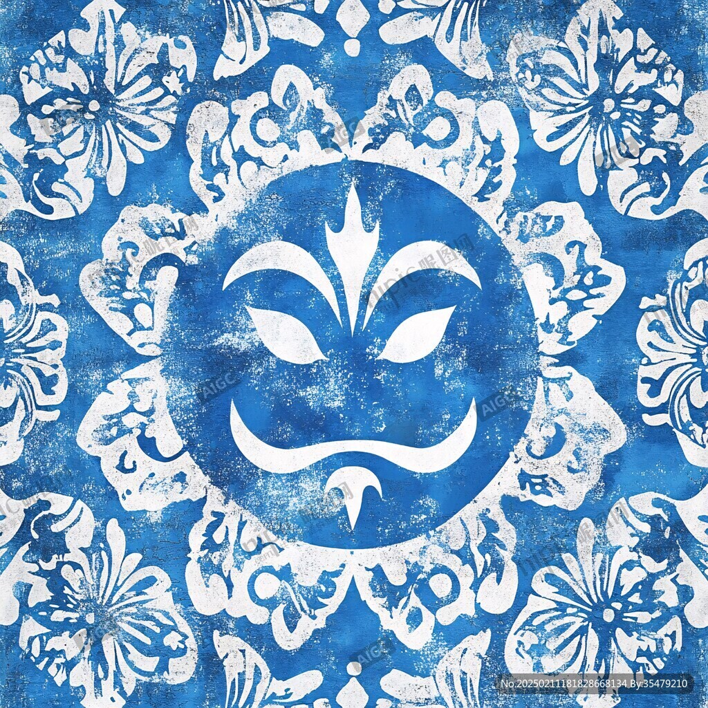 面具花纹