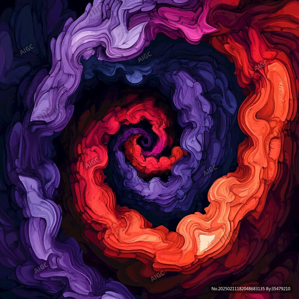 3d印花旋涡背景