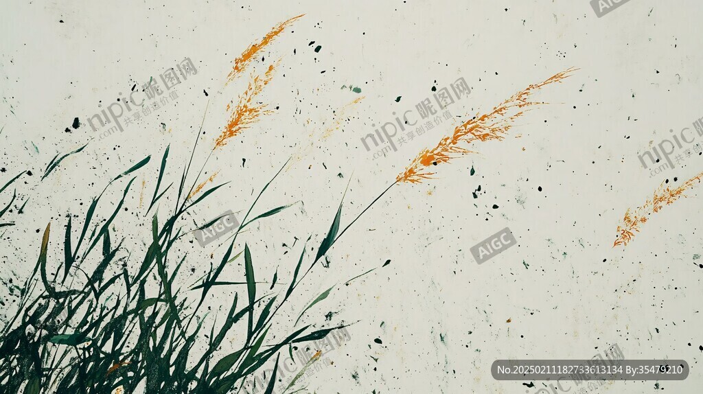 画意芦苇
