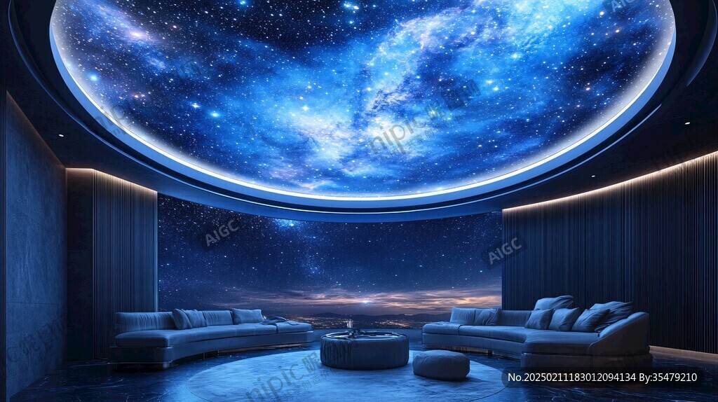 宇宙银河系背景墙