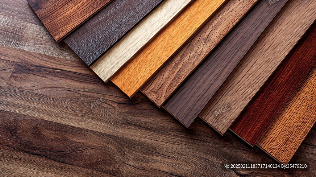 多种颜色木板木材