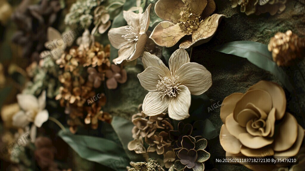 3d立体花壁纸