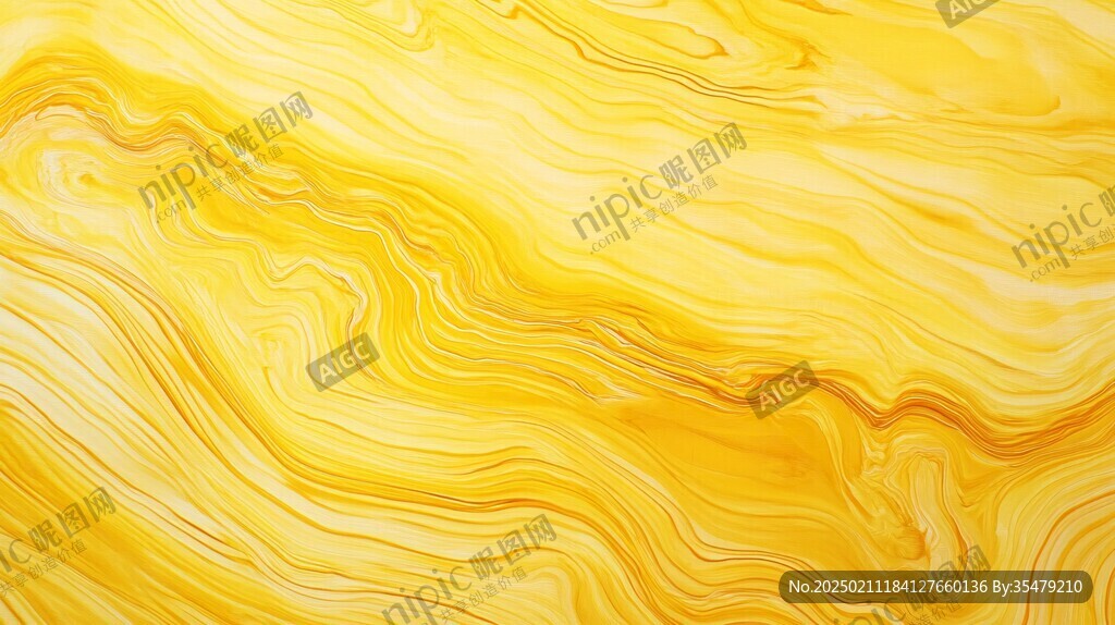 金色抽象流体纹理背景