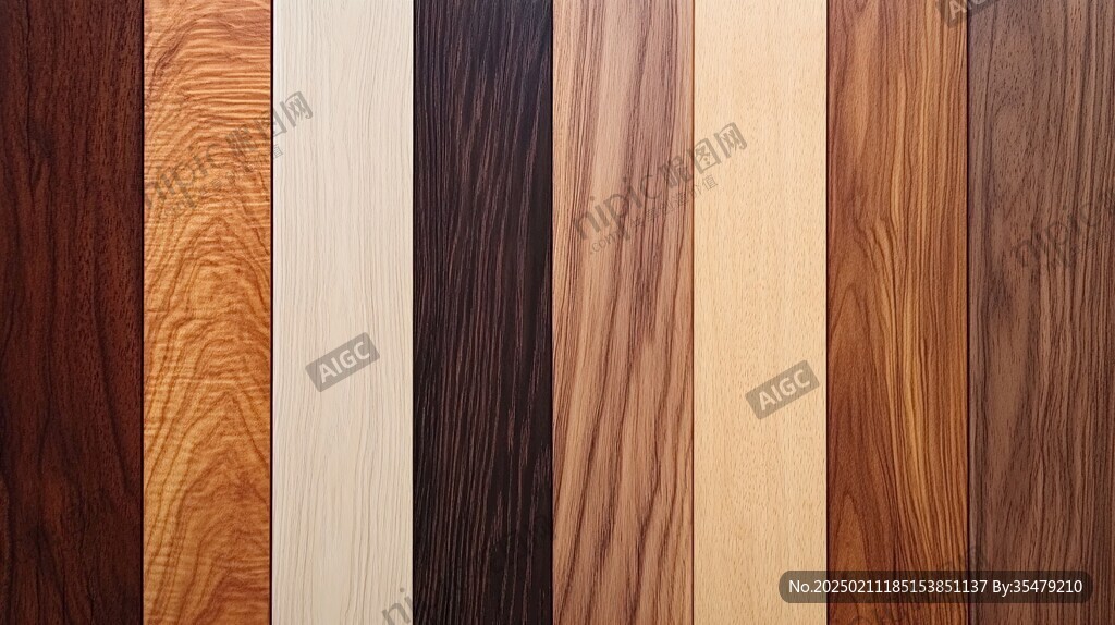 多种颜色木板木材