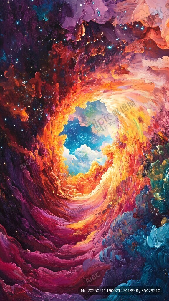 海洋流体画宇宙