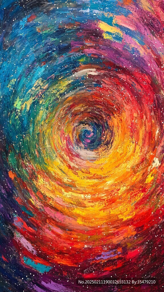 漩涡星系装饰画